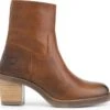 Travelin' Morlaix Dames Leren Enkellaarzen Met Hak - Nette Schoenen Vrouwen - Cognac Bruin Leer - Maat 41 -Skechers Verkoopwinkel 1200x1146 1