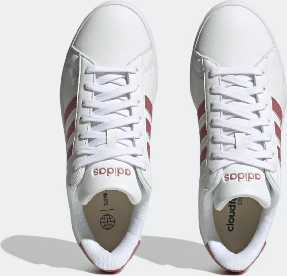 Adidas Grand Court 2.0 Sneakers Dames Wit 3 Adidas Grand Court 2.0 Sneakers Dames Wit - Afbeelding 3