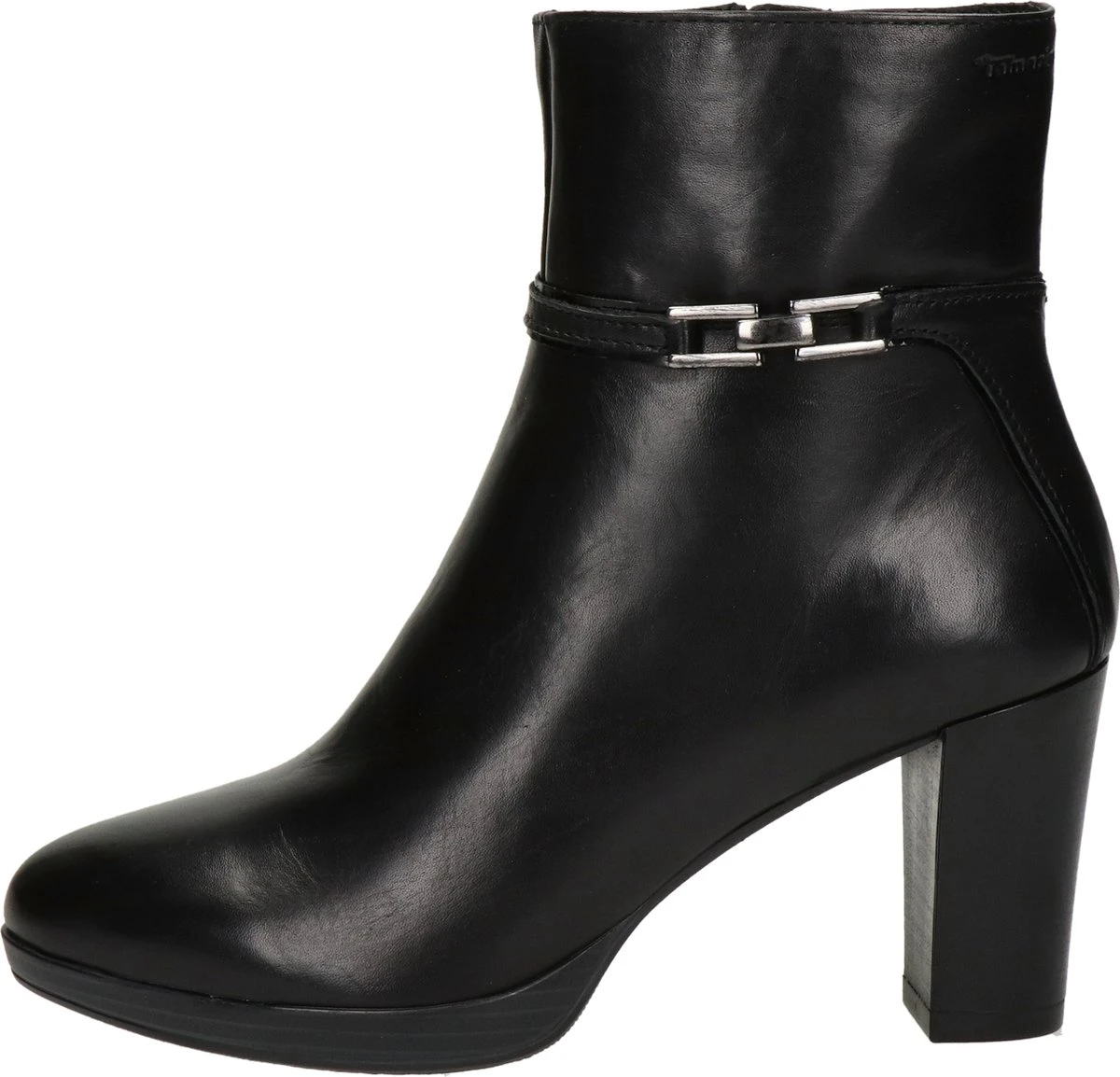 Tamaris Dames Enkellaars - Zwart - Maat 37 8 Tamaris Dames Enkellaars - Zwart - Maat 37 - Afbeelding 8