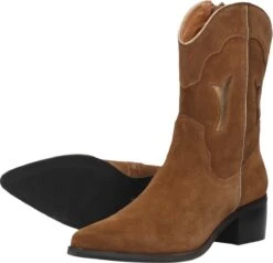 SUB55 Western Enkellaarsjes Enkellaarsjes Hak - Cognac - Maat 37 -Skechers Verkoopwinkel 1200x1154 4