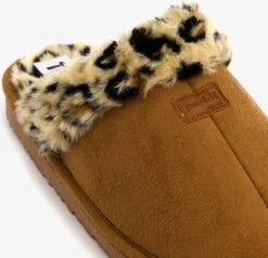 Thu!s Dames Pantoffels Met Luipaardprint - Cognac - Maat 39 - Sloffen -Skechers Verkoopwinkel 1200x1154 5