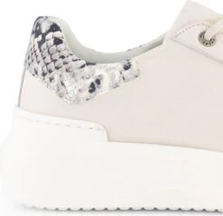 NoGRZ J.Javarra - Leren Dames Sneakers - Veterschoenen - Wit Leer - Maat 39 -Skechers Verkoopwinkel 1200x1168 4