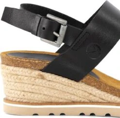 Travelin' Denia - Leren Dames Sandalen Met Hak - Sandaletten - Zwart Leer - Maat 39 -Skechers Verkoopwinkel 1200x1176 3