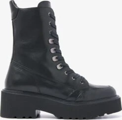 VIA VAI Bobbi Brick Veterboots - Zwart - Maat 39