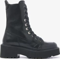 VIA VAI Bobbi Brick Veterboots - Zwart - Maat 41