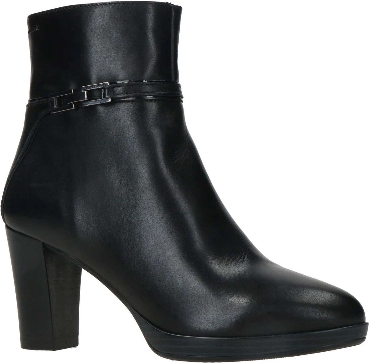 Tamaris Dames Enkellaars - Zwart - Maat 37 4 Tamaris Dames Enkellaars - Zwart - Maat 37 - Afbeelding 4