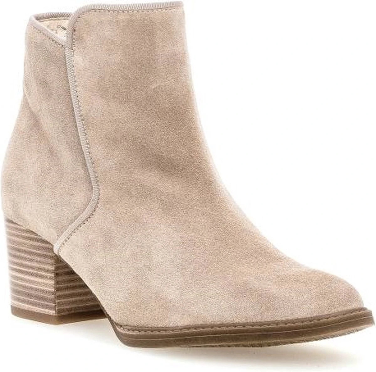 Gabor Enkellaarsjes Taupe Suede - Dames - Maat 41 9 Gabor Enkellaarsjes Taupe Suede - Dames - Maat 41 - Afbeelding 9