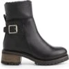 Mysa Dahlia Dames Leren Enkellaarzen - Gevoerde Boots - Zwart Leer - Maat 38 -Skechers Verkoopwinkel 1200x1194 1
