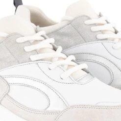 NoGRZ F.Borromini - Leren Dames Dad Sneakers - Veterschoenen - Wit Leer - Maat 41 -Skechers Verkoopwinkel 1200x1198 12