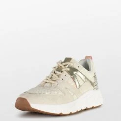 POSH By Poelman CAROCEL Dames Sneakers - Beige/Goud - Multi - Maat 38 -Skechers Verkoopwinkel 1200x1198 9