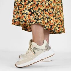 POSH By Poelman CAROCEL Dames Sneakers - Beige/Goud - Multi - Maat 38 -Skechers Verkoopwinkel 1200x1200 213