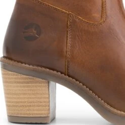 Travelin' Morlaix Dames Leren Enkellaarzen Met Hak - Nette Schoenen Vrouwen - Cognac Bruin Leer - Maat 41 -Skechers Verkoopwinkel 1200x1200 69