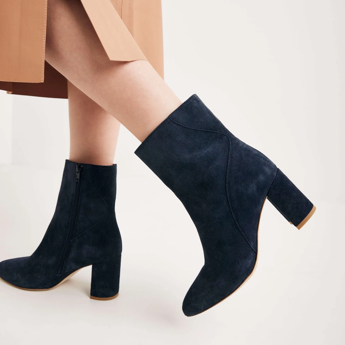 VIA VAI Maddy June Enkellaarsjes Dames - Blauw - Maat 42 3 VIA VAI Maddy June Enkellaarsjes Dames - Blauw - Maat 42 - Afbeelding 3