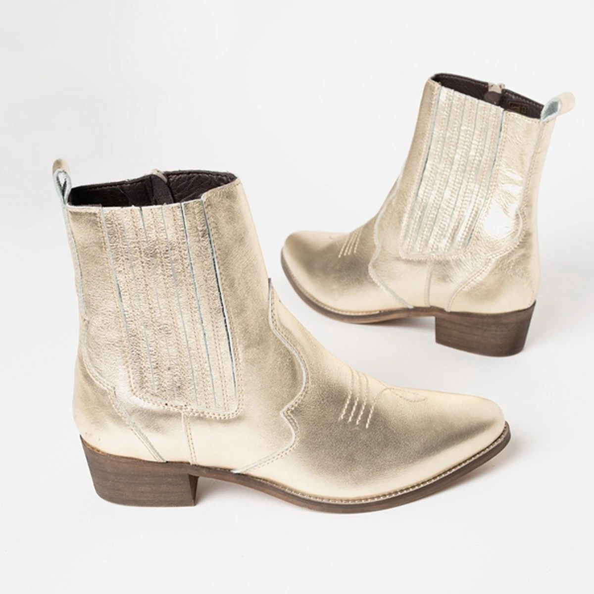 Cowboylaarzen Goud - Maat 37 7 Cowboylaarzen Goud - Maat 37 - Afbeelding 7