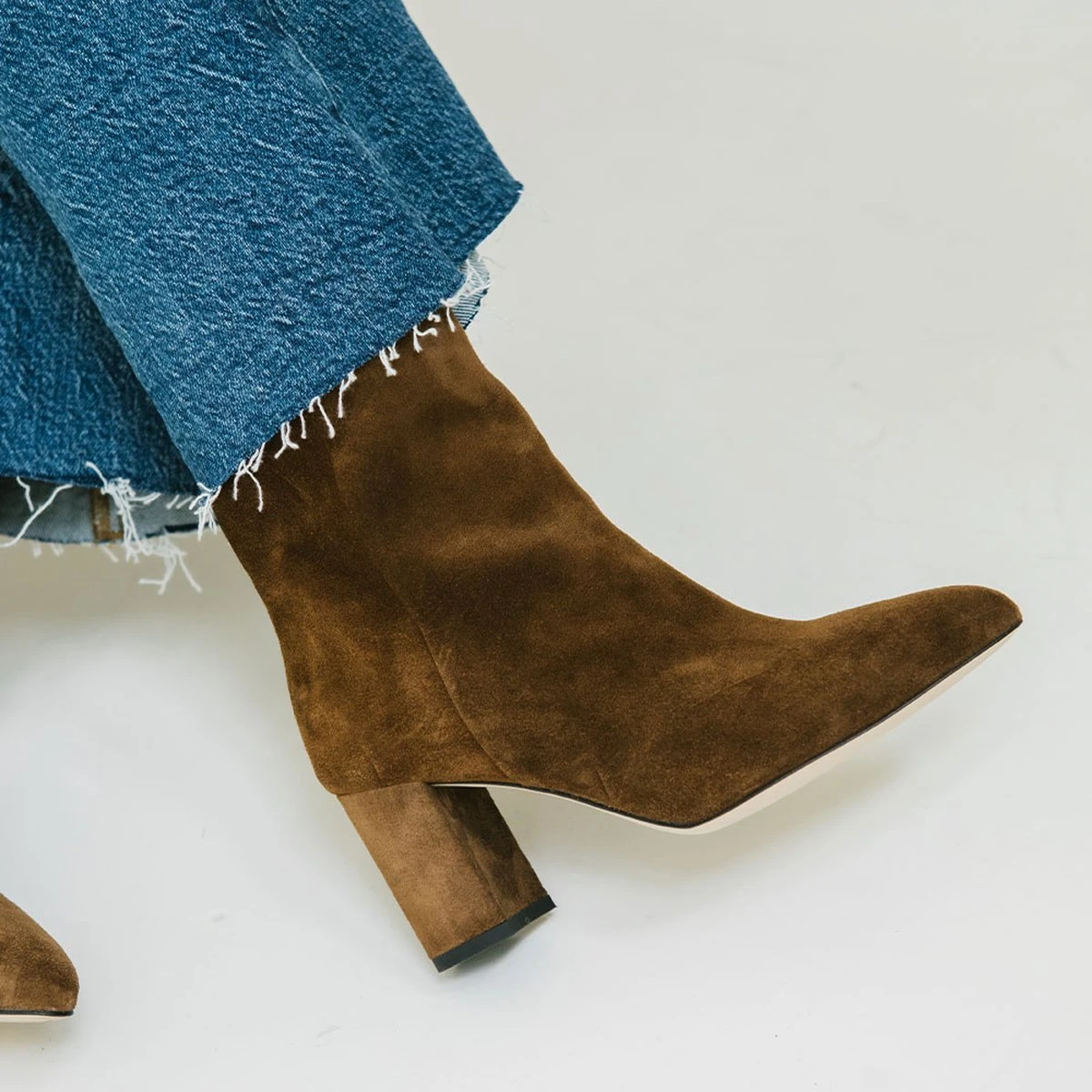 VIA VAI Maddy Josh Enkellaarsjes Dames - Warm Bruin - Maat 38 2 VIA VAI Maddy Josh Enkellaarsjes Dames - Warm Bruin - Maat 38 - Afbeelding 2