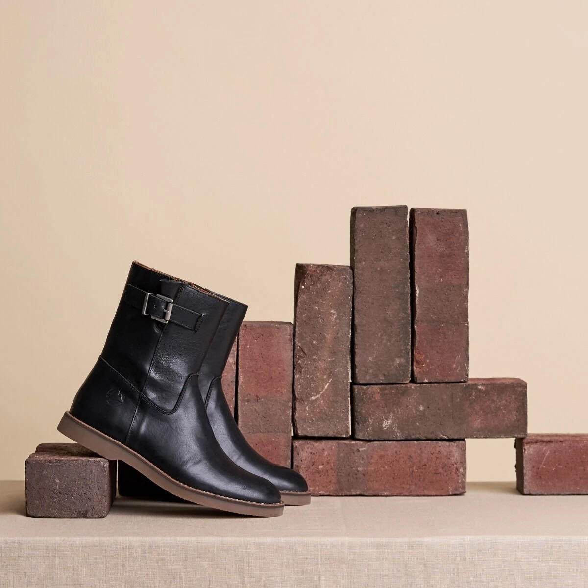 Travelin' Lannion Dames Leren Enkellaarzen - Schoenen Vrouwen - Zwart Leer - Maat 41 9 Travelin' Lannion Dames Leren Enkellaarzen - Schoenen Vrouwen - Zwart Leer - Maat 41 - Afbeelding 9