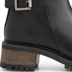Mysa Dahlia Dames Leren Enkellaarzen - Gevoerde Boots - Zwart Leer - Maat 38 -Skechers Verkoopwinkel 1200x1200 93