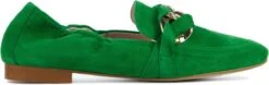 Stefano Lauran Instappers Dames - Instapschoenen / Damesschoenen - Suède - S1070 - Groen - Maat 39