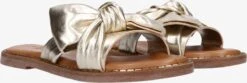Tango | Audrey 1-g Platino Gold Bow Slipper - Cognac Sole | Maat: 39 -Skechers Verkoopwinkel 1200x402 3