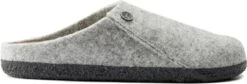 Birkenstock Zermatt Standard WZ Narrow Dames Sloffen - Light Gray - Maat 42
