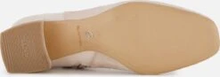 Tamaris Enkellaarsjes Beige Textiel - Dames - Maat 40 -Skechers Verkoopwinkel 1200x421 5
