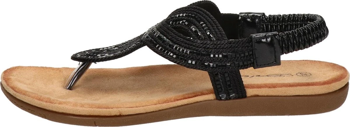 Dolcis Dames Sandaal - Zwart - Maat 37 8 Dolcis Dames Sandaal - Zwart - Maat 37 - Afbeelding 8