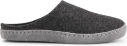 Travelin' Get-Home Dames Slip-On Sloffen - Wollen Pantoffels - Suede Zool - Grijs - Maat 40