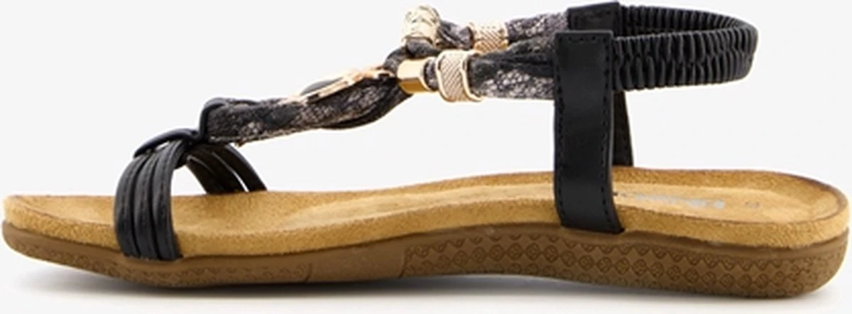 Blue Box Dames Sandalen - Zwart - Maat 38 3 Blue Box Dames Sandalen - Zwart - Maat 38 - Afbeelding 3