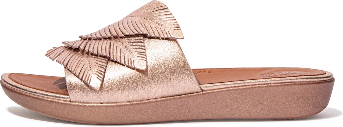 FitFlop Sola Feather Slides ROZE - Maat 37 2 FitFlop Sola Feather Slides ROZE - Maat 37 - Afbeelding 2