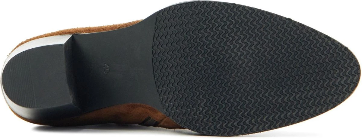 Stefano Lauran Enkellaarsjes Dames / Laarzen / Damesschoenen - Suède - S1057 - Bruin - Maat 39 4 Stefano Lauran Enkellaarsjes Dames / Laarzen / Damesschoenen - Suède - S1057 - Bruin - Maat 39 - Afbeelding 4