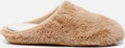 Hot Potatoes Furry Sloffen Dames - Beige - Maat 40