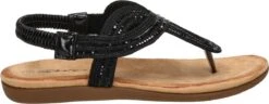 Dolcis Dames Sandaal - Zwart - Maat 37