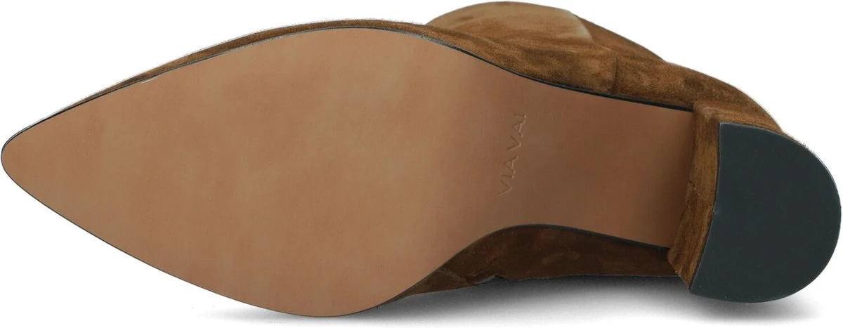 VIA VAI Maddy Josh Enkellaarsjes Dames - Warm Bruin - Maat 38 9 VIA VAI Maddy Josh Enkellaarsjes Dames - Warm Bruin - Maat 38 - Afbeelding 9