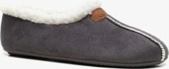 Thu!s Gevoerde Dames Pantoffels - Grijs - Maat 40 - Sloffen