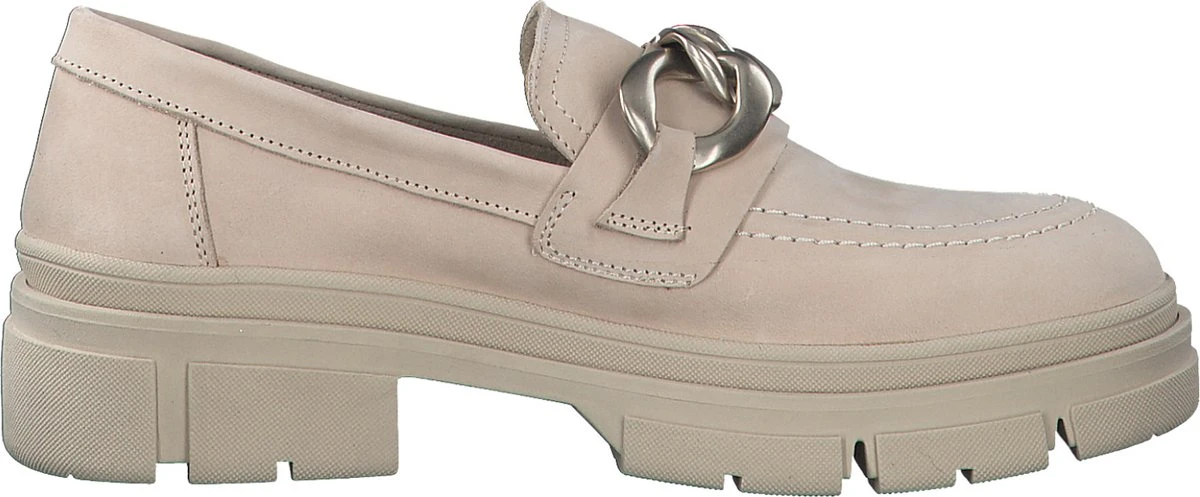 Tamaris - Loafers Dames - Instappers - Leer - Beige - Maat 39 12 Tamaris - Loafers Dames - Instappers - Leer - Beige - Maat 39 - Afbeelding 12