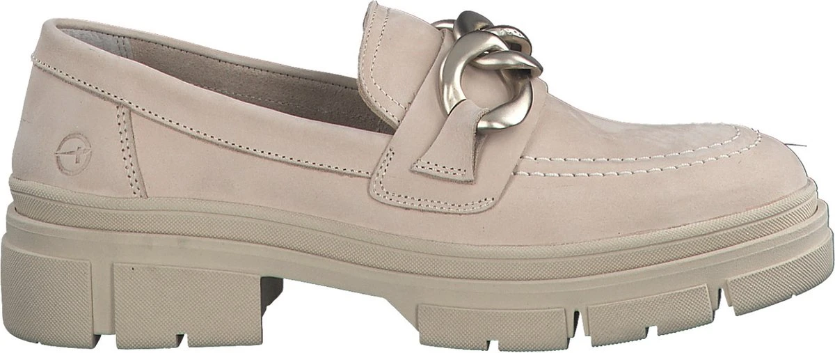 Tamaris - Loafers Dames - Instappers - Leer - Beige - Maat 39 16 Tamaris - Loafers Dames - Instappers - Leer - Beige - Maat 39 - Afbeelding 16