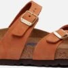Birkenstock Mayari Slippers Cognac Nubuck - Dames - Maat 38