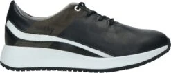 Wolky Veterschoenen Runner Zwart/wit Leer -Skechers Verkoopwinkel 1200x513 16