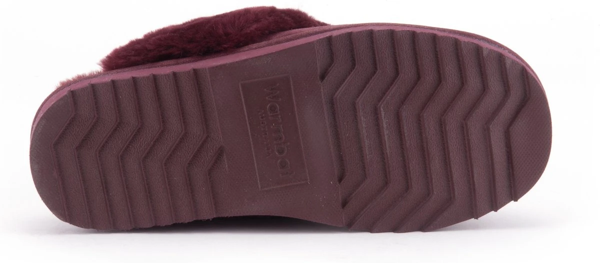 Warmbat Flurry Dames Sloffen - Port - Maat 38 11 Warmbat Flurry Dames Sloffen - Port - Maat 38 - Afbeelding 11
