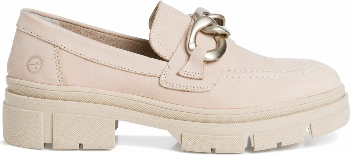 Tamaris - Loafers Dames - Instappers - Leer - Beige - Maat 39 18 Tamaris - Loafers Dames - Instappers - Leer - Beige - Maat 39 - Afbeelding 18