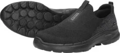 Skechers Go Walk Sneakers Zwart Textiel - Dames - Maat 39 -Skechers Verkoopwinkel 1200x534 4