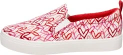 Skechers Poppy Graffiti Heart Instappers Wit - Dames - Maat 40 -Skechers Verkoopwinkel 1200x535