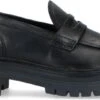 Manfield - Dames - Zwart Leren Loafers - Maat 40 -Skechers Verkoopwinkel 1200x539 3