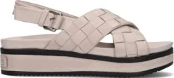 Shabbies 170020262 Sandalen - Dames - Grijs - Maat 41