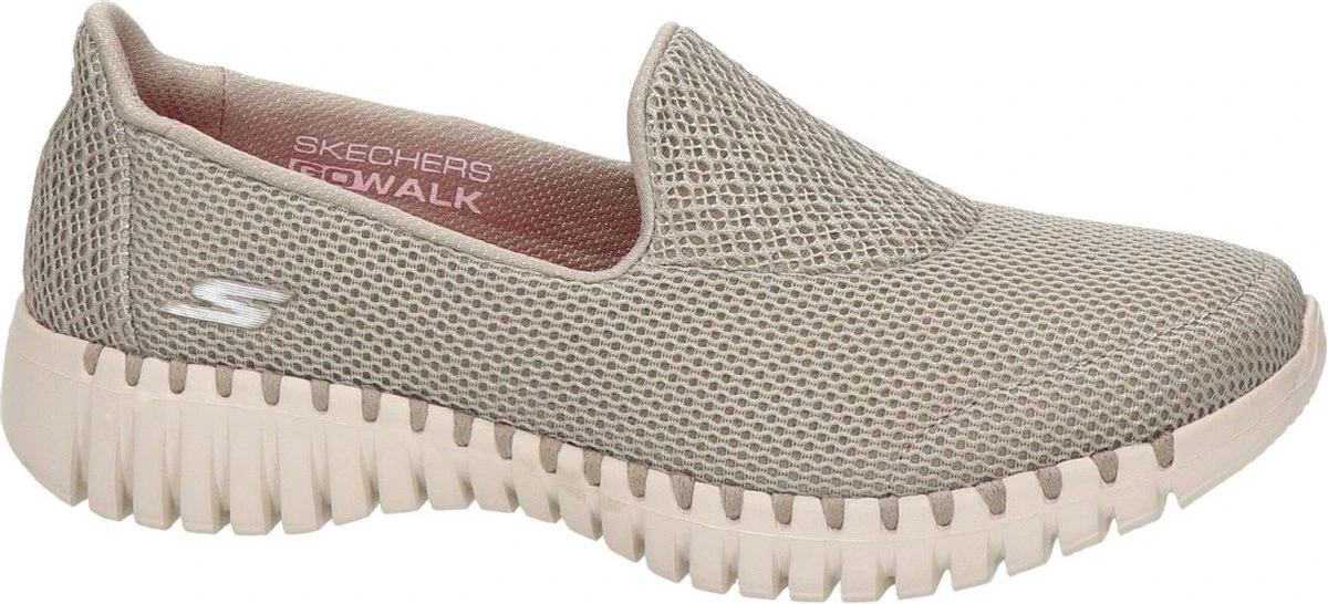 Skechers GOwalk Smart Instappers Taupe - Dames - Maat 41 8 Skechers GOwalk Smart Instappers Taupe - Dames - Maat 41 - Afbeelding 8