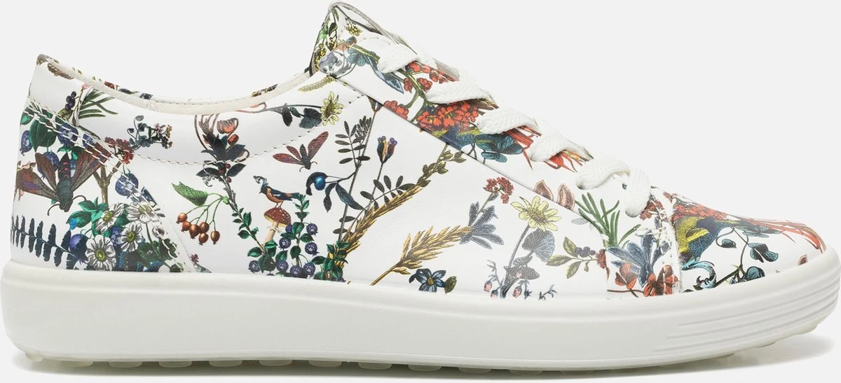 Ecco Soft 7 W Veterschoenen Wit Textiel - Maat 36 5 Ecco Soft 7 W Veterschoenen Wit Textiel - Maat 36 - Afbeelding 5