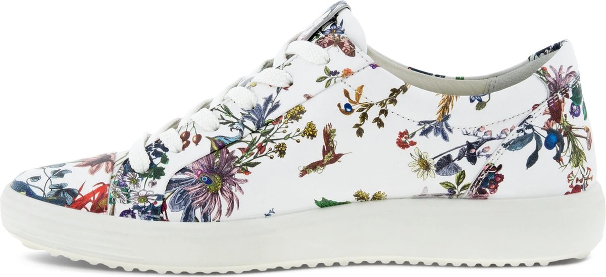 Ecco Soft 7 W Veterschoenen Wit Textiel - Maat 36 3 Ecco Soft 7 W Veterschoenen Wit Textiel - Maat 36 - Afbeelding 3