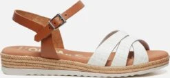 Oh My Sandals OH MY SANDALS Sandalen Wit Leer 227625 - Maat 40
