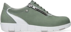 Wolky Veterschoenen Etosha HV Lichtgroen Nubuck -Skechers Verkoopwinkel 1200x552 10