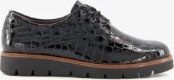 Natuform Dames Veterschoenen Met Croco Print - Zwart - Maat 41 - Uitneembare Zool -Skechers Verkoopwinkel 1200x556 10